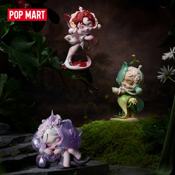 POP MART SKULLPANDA Seria Petals in Four Acts Figurki 1/12 SZT. Blind Box POPMART Blind Box Urocza Zabawka Mystery Box