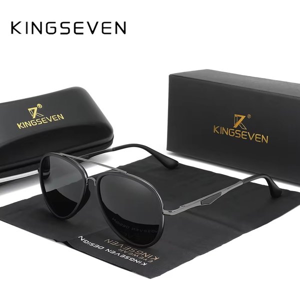 KINGSEVEN 2024 marque classique pilote lunettes de soleil polarisées hommes conduite mâle lunettes de soleil lunettes UV blocage Oculos N7936