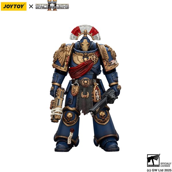 JOYTOY Warhammer 40K 1/18 Actionfigur Ultramarines Relic Secundus Rüstung mit Artificer-Bolzengewehr Anime-Figuren Spielzeug