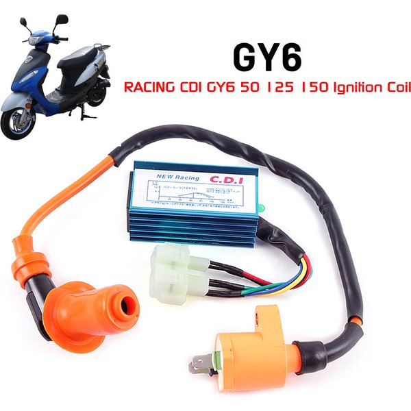 Racing CDI GY6 50 125 150 Zündspule für GY6 Roller Moped 50CC 150CC / Für Roller Moped Performance Racing CDI Q