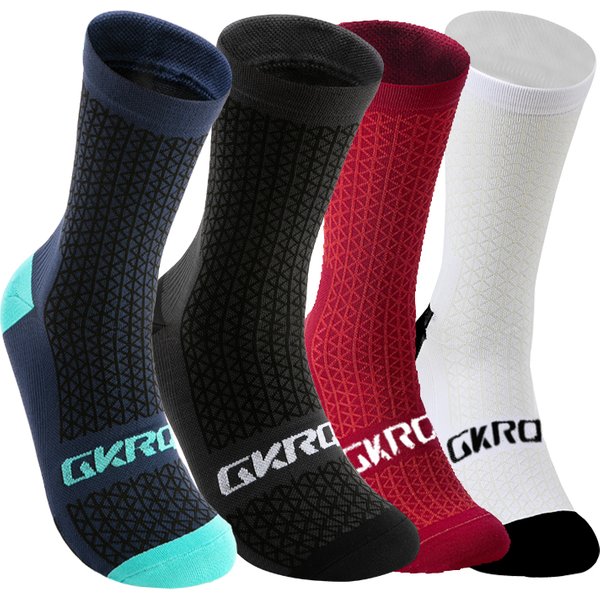 4 paires de chaussettes de cyclisme d'équipe, chaussettes de sport professionnelles pour vélo, chaussettes de course de haute qualité, chaussettes de basket-ball pour hommes et femmes