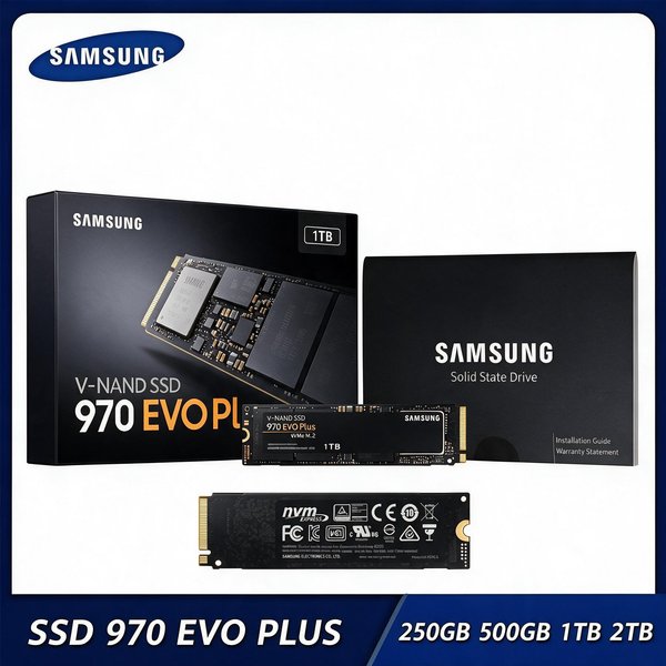 SAMSUNG 970 EVO Plus 500 Go 1 To NVMe M.2 2280 Disque SSD interne pour ordinateur portable et de bureau