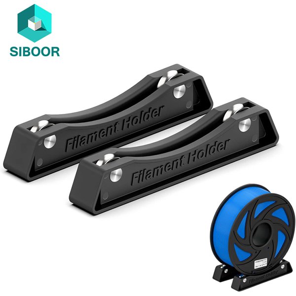 Support de bobine de Filament d'imprimante 3D, consommables, étagères, fournitures, siège fixe pour ABS PLA PETG, matériau d'impression 3D, plateau noir