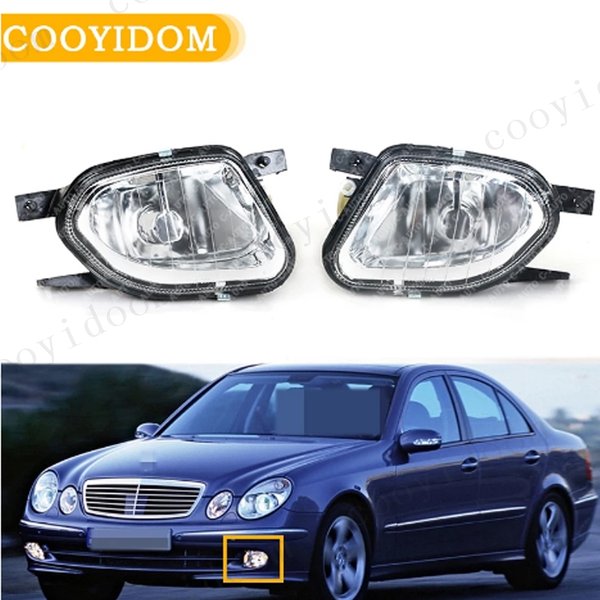 Phares antibrouillard de voiture pour mercedes-benz W211 2003-2006 E200 E220 E240 E280 E300 E320 E350 E420 E500 A 2118201156 Pas de ampoules