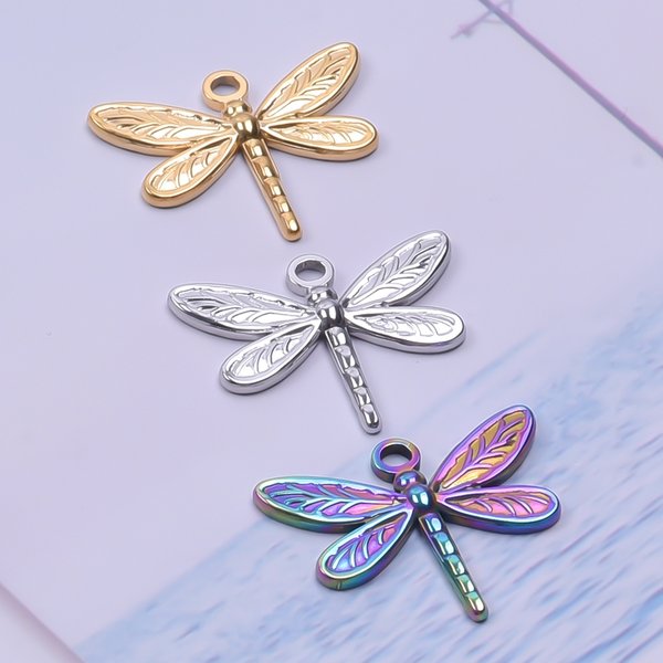 5 pièces Vintage belle libellule breloques pendentifs pour la fabrication de bijoux bricolage mignon Mini animaux insectes breloques bijoux faits à la main accessoires
