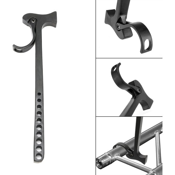 Areyourshop Extracteur de goupilles de treillis d'éclairage en aluminium pour treillis de scène Global F34 Tru Black