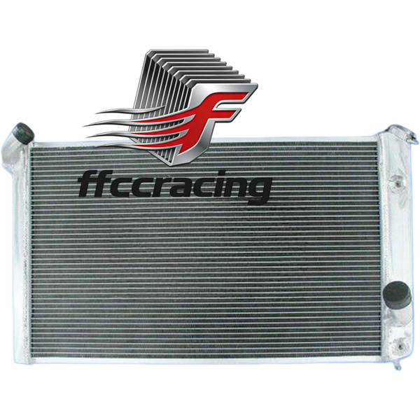 3-reihiger Aluminiumkühler für CHEVY CORVETTE C3 V8 5.7L 7.4L 1973-1976 1974 1975 73 74 7AT 76