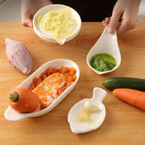Europäische Keramik Knoblauch mühle Küche Gemüse Kochen Lebensmittel Mühle manuelle Ingwer Mühle Küchengeräte Küchen zubehör