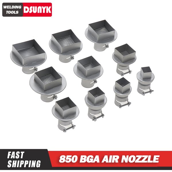 Buse de soudage BGA 850, pistolet à Air chaud, Station de soudage, buses pour WEP YIHUA 853AAA SAIKE ATTEN 909D 858D 8588D 858, 1 pièce