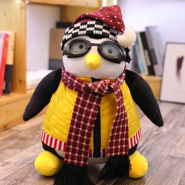 27/47 cm amis Hugsy peluche poupée Joey ami pingouin jouet peluche Figure peluche Hagi amovible vêtements cadeau pour les Fans