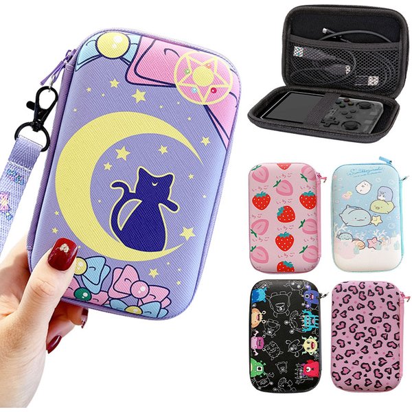 Lanyards Lagerung Tasche Fall Für R36S R36H RG35XX H R36 Ultra K36 Video Spiel Konsole Handtasche Beutel Schutzhülle Box Zubehör