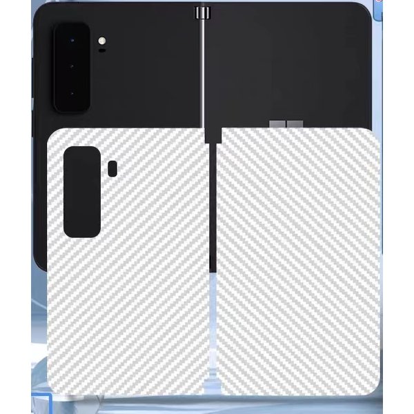 Autocollant en vinyle anti-rayures pré-découpé, protection d'écran en carbone pour téléphone Microsoft Surface Duo Duo2 Folabel