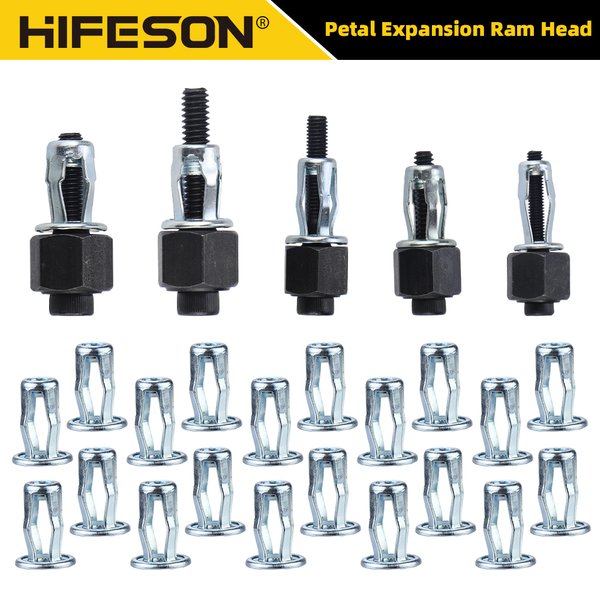 Hifeson Nietkopf muttern Set 20 stücke Legierung Expansions klemme Blütenblatt Niet Kit Verriegelung buchsen Muttern manuelle Niet mutter für Mutter m4 m5 m6 m8