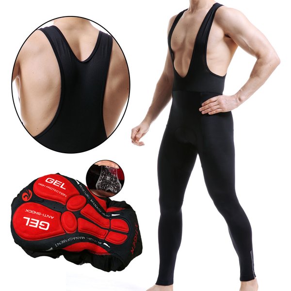 X-Tiger Cycling Bib Pants Long 5D Padded Mountain Bike Tights Leggings Outdoor Men's Bicycle Trousers Riding Biking UPF50