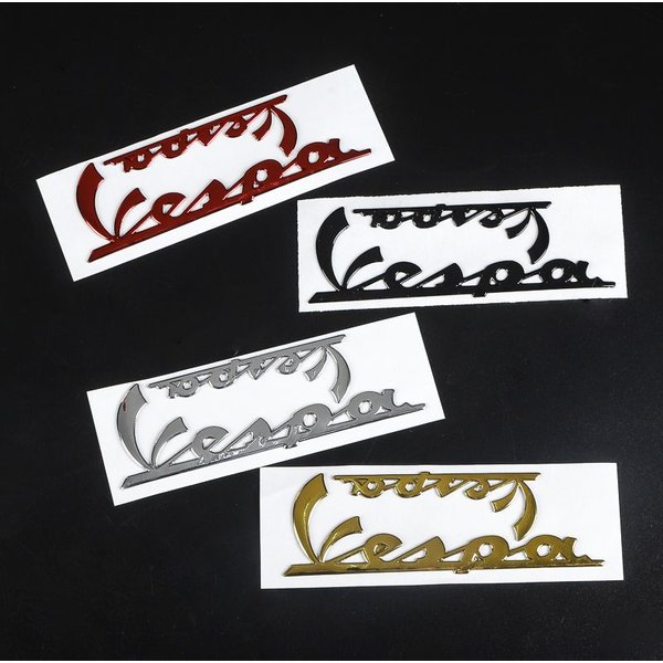 3D PVC Motorrad-Emblem Aufkleber Kraftstofftank Rad-Dekor Sticker für Vespa LX150 LX LXV S 125 Roller DIY Zubehör