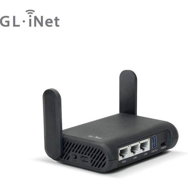 GL.iNet Slate Plus (GL-A1300) Reise-Router – VPN-Verschlüsselung, Dualband-WLAN, einfache Hotel-/Captive-Portalaufrichtung