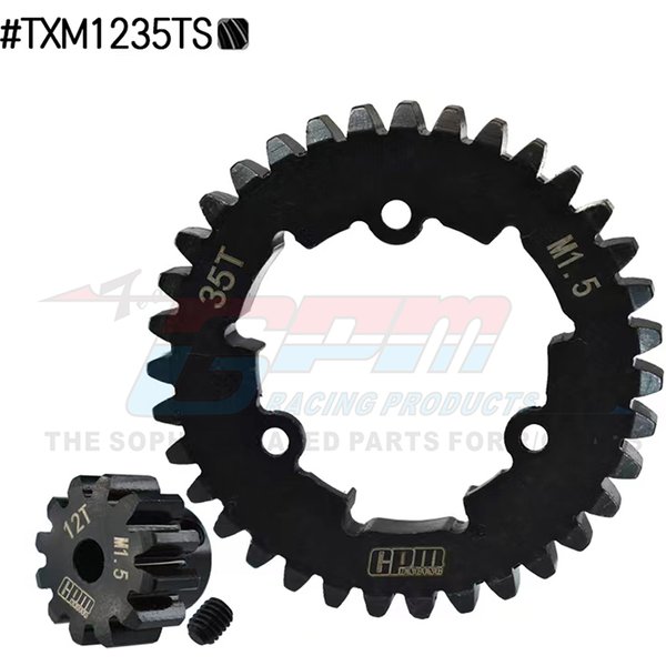 TRAXXAS X MAXX 1/5 XRT 8S 1.5 MOD support en acier au carbone + engrenages à pignon 35T 12T GPM