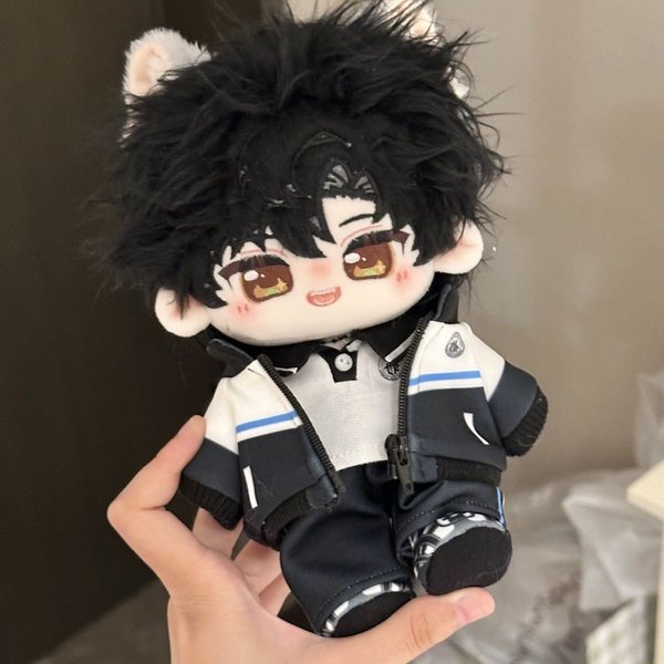 20cm Puppen-Schuluniform-Set Japanisches Kawaii Baumwoll-Plüschpuppen-Outfit Zurück zur Schule Ersatzkleidung