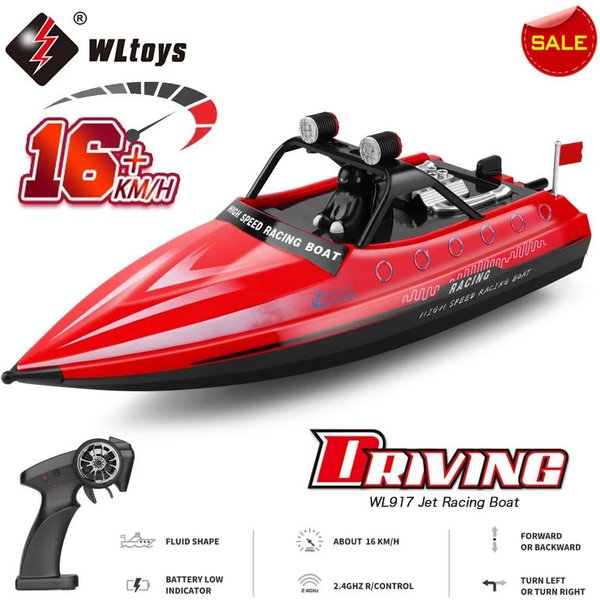 Wltoys wl917 2,4 rc Rennboot 16 km/h GHz Fernbedienung Spielzeug Hoch geschwindigkeit schiff Jet Schnellboot Boots toy Erwachsene Jungen Kinder Geschenk