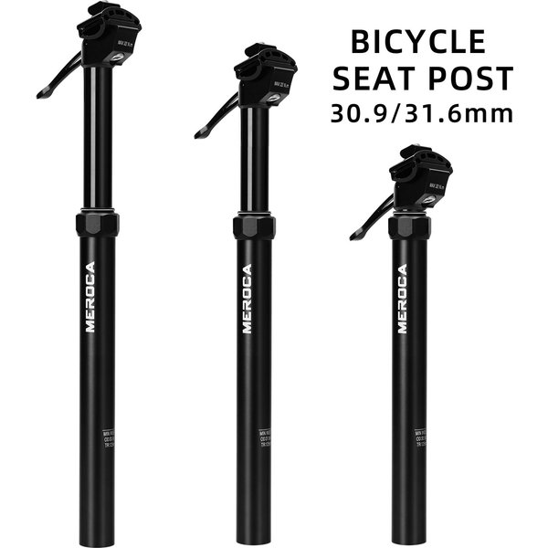 MEROCA tige de selle compte-gouttes vtt 30.9mm 31.6mm hauteur hydraulique réglable tige de selle de vélo de route Tube de selle de vélo de montagne