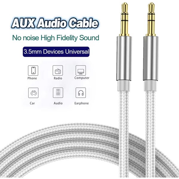 Câble Audio AUX 3.5mm à 3.5mm, câble de haut-parleur Jack 3.5mm pour écouteurs JBL voiture Samsung Xiaomi Redmi 5 Plus Oneplus MP3 cordon AUX
