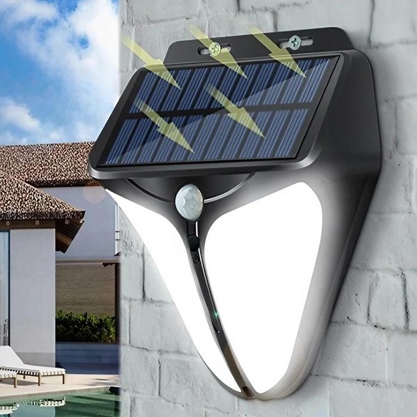 Réverbère solaire extérieur LED étanche cour lumière Super lumineux économie d'énergie environnement cour jardin couloir