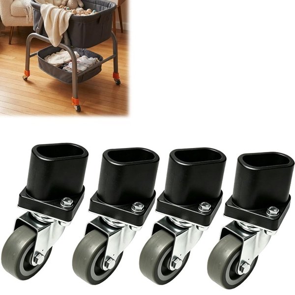 4 Stück/Set Ersatzrollen für Maxi Cosi Iora Babybett, gleitendes Rollen, einfache Installation, leichtes Design