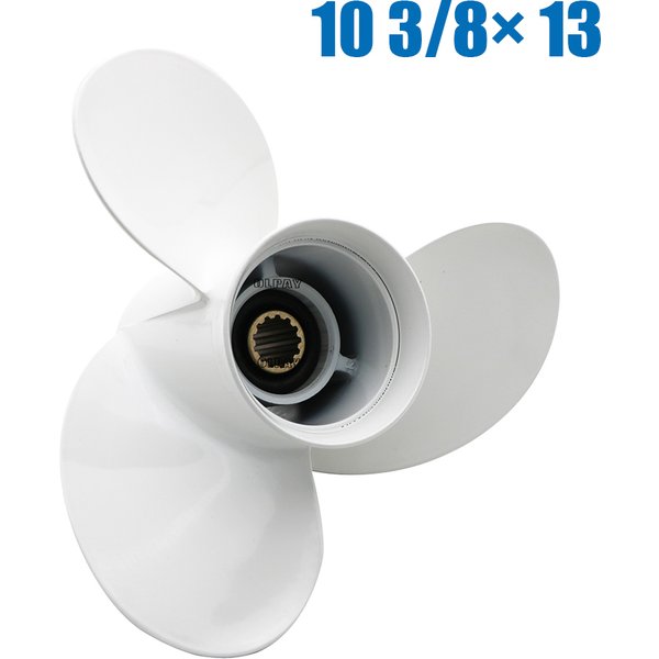 Propeller 10 3/8x13-G For Yamaha Outboard Engine 25HP 40HP 48HP 55HP 60HP 70HP F30 F40 F45 F50 F60 6H5-45945-00-EL