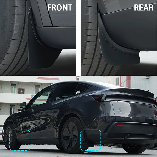 Pour Tesla Modell y 3 Auto Rad Schmutz fänger Spritz schutz Schmutz fänger vorne hinten Kotflügel neues Upgrade tpe Kotflügel Schutz