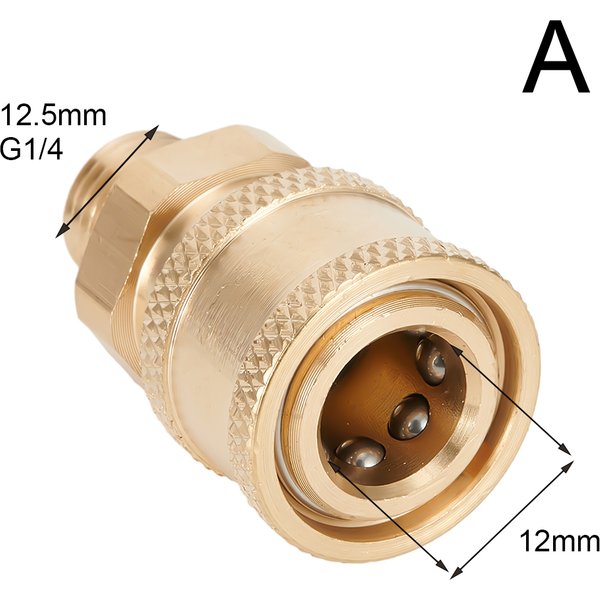 1 stücke 1/4 Schnell Stecker Hochdruck Reinigung Maschine Stecker Hochdruckreiniger Kupplung Für Garten Gelenke Ersatzteile