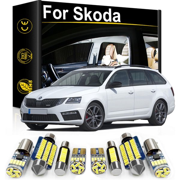 Für Skoda Superb 1 2 3 3U 3T 3V3 3V5 Fabia Octavia MK1 MK2 MK3 A5 A7 6Y NJ3 NJ5 Schnelle Zubehör Canbus Auto Innen LED Lichter