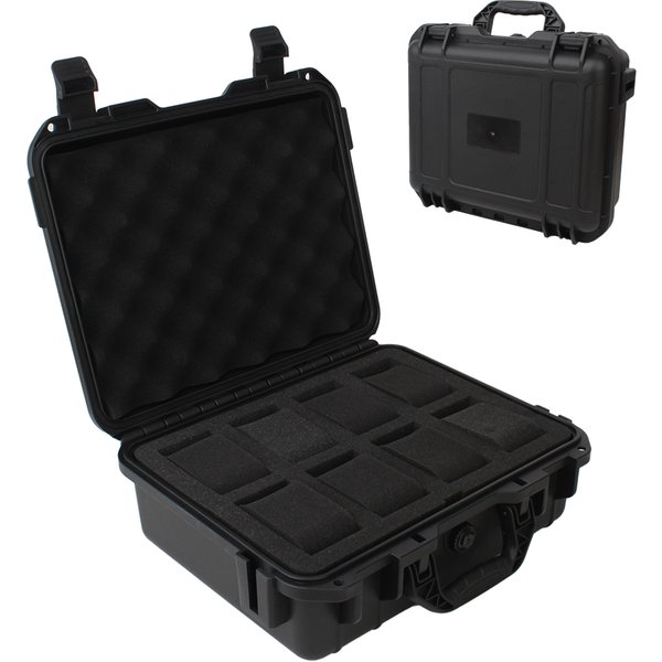 2/8 Grid High-end Watch Box Collection Watch Antique Protective Safety Box Thickened With Sponge Moisture-proof Box