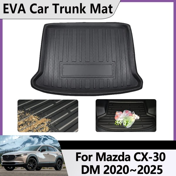 Für Mazda CX 30 2025 CX-30 CX30 2020 2021 2022 2023 2024 EVA Auto Stamm Matte Fracht Wasserdicht Teppich lagerung Pad Auto Zubehör