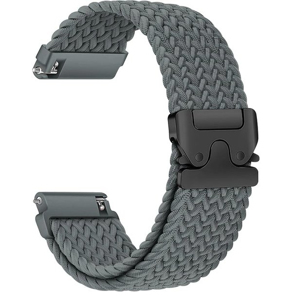 20mm 22mm Fallschirm Schnalle Armband Elastisches Geflochtenes Band Pour HUAWEI/Garmin/Amazfit/Samsung Galaxy Smart Armband ersetzen Armband
