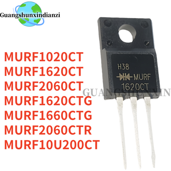 10 Stück 100% NEU MURF1620CTG MURF2060CT MURF1660CTG MURF2060CTR MURF1620CT MURF1020CT MURF10U200CT TO-220F MOS FET