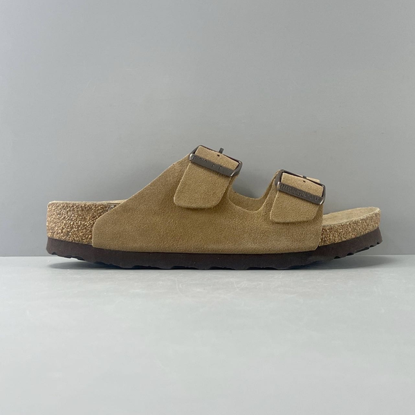 Clogs en daim pour hommes femmes liège pied lit fermé orteil coulisses confort arc support Casual marche mules