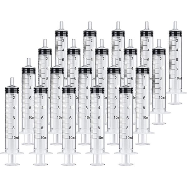 Seringue réutilisable en plastique pour mesurer les nutriments, outil de cuisine hydroponique, 1ml-10ml, 2-20 pièces