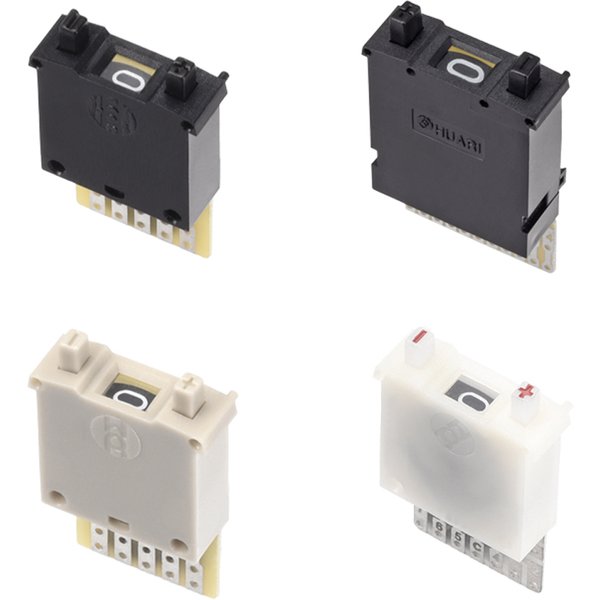 Uxcell 10/20 Stück DIP-Schalter BCD-Code Daumenradschalter KM2 0-9 Digital Schwarz/Cremefarbe/Weiß 30 x 18 x 8/40 x 24 x 10 mm