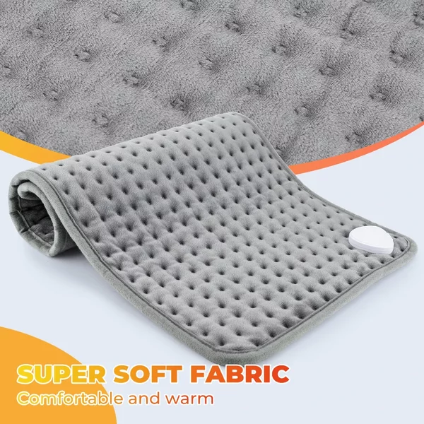 Couverture avec minuterie de chauffage électrique 58x29cm, tapis chauffant, feuille électrique pour lit, canapé, couvertures thermiques chaudes d'hiver