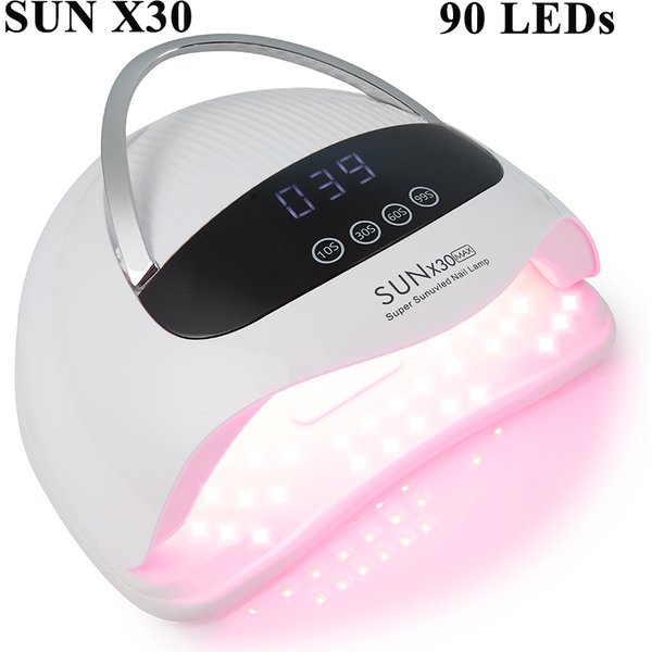 SUN X30MAX 90LED s UV LED lampe à ongles pour le séchage du vernis Gel avec affichage LED lampe de manucure professionnelle sèche Salon outil à usage domestique