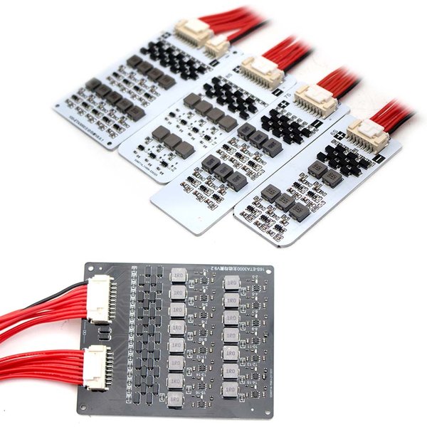 Lithiumbatterie 1,5 A Active Equalizer Balancer Board 6S 7S 8S 10S 13S 14S Energieübertragungsausgleich Li-Ion Lifepo4 BMS 24V 36V 48V