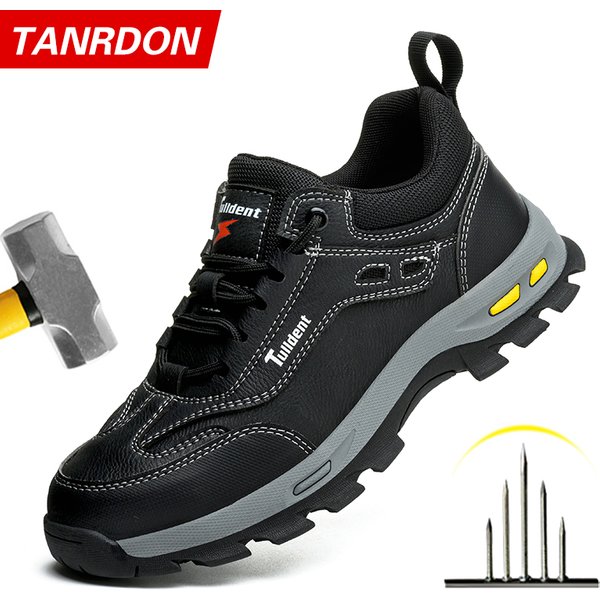 Nouvelles chaussures de sécurité pour hommes, chaussures de travail anti-perforation, chaussures de protection pour hommes, bottes de travail résistantes à l'usure, bottes tactiques