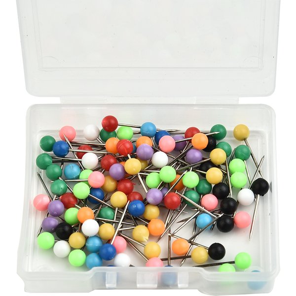 Épingles de rechange pour la pêche à la carpe, 100 pièces/boîte, accessoires pour enrouleur de ligne, tête ronde