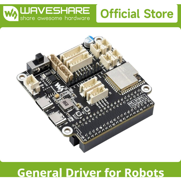 Waveshare General Driver Board für Roboter, basierend auf ESP322, multifunktional, unterstützt WIFI, Bluetooth und ESP-NOW-Kommunikation