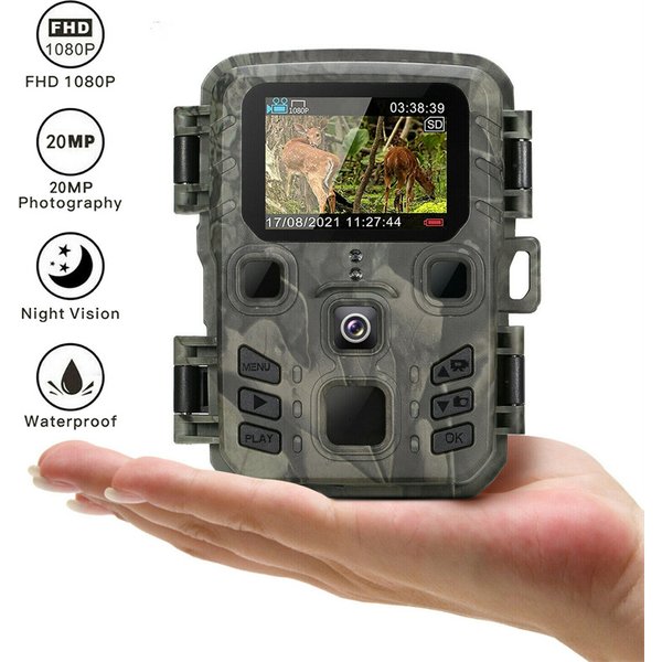 Suntekcam 20MP 1080P Wireless Hunting Camera Trail Outdoor Night Vision Waterproof IP65 Photo Trap Mini301 for Wildlife