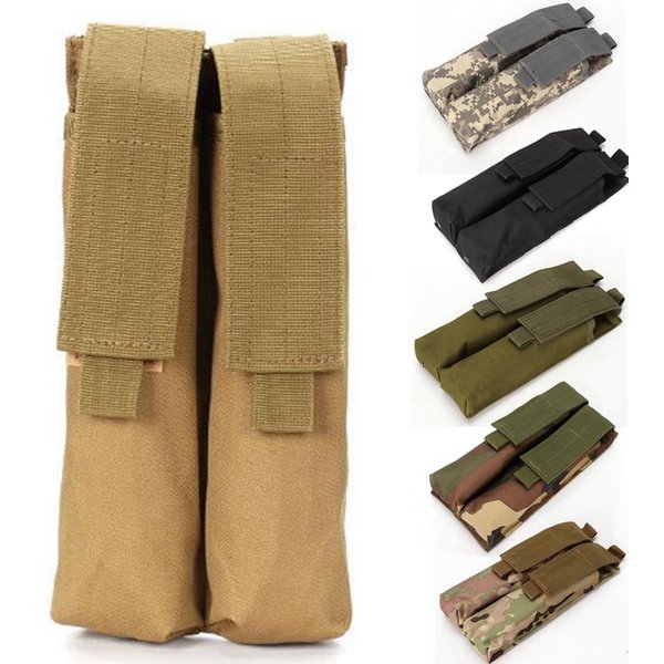 P90 UMP45 pochette de chasse tactique sac MOLLE pochette pour magazines sac 1000D Nylon Double pile sac de munitions Mag Carrier étui utilitaire