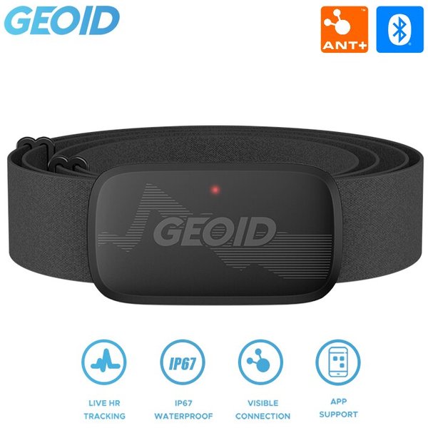 Geoid hs500 Herzfrequenz messer Fitness geräte Ameise Bluetooth Herzfrequenz sensor mit Brustgurt Tracking LED-Licht
