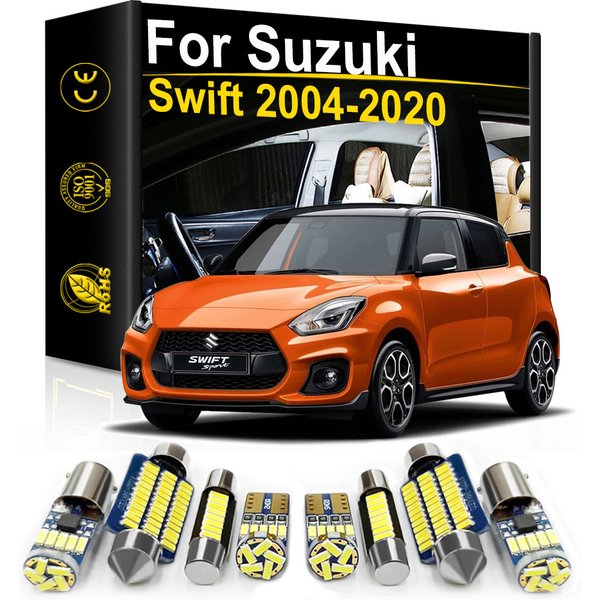 Car Interior LED Light For Suzuki Swift 4 5 6 MK4 MK5 MK6 2004 2005 2006 2007 2008 2011 2012 2017 2018 2020 Accessories Canbus