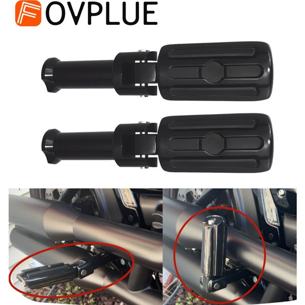 Motorcycles Rear Passenger Foot pegs Bracket kit For Harley Softail Heritage Breakout Street Bob Low Rider Fat Boy 114 2018-2026