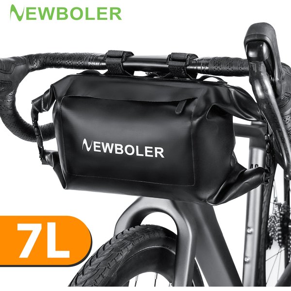 NEWBOLER NEUE 7L Fahrrad Vorne Rohr Tasche Wasserdichte Fahrrad Lenker Korb Pack Radfahren Front Rahmen Pannier Fahrrad Zubehör